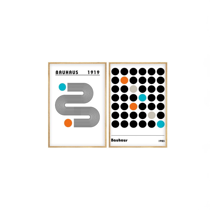 Wallity Huhu248 Cuadro Decorativo Enmarcado 50 x 70 cm (2 Piezas)